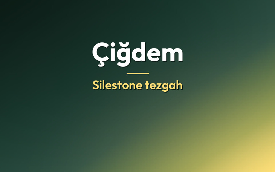 Çiğdem Silestone tezgah
