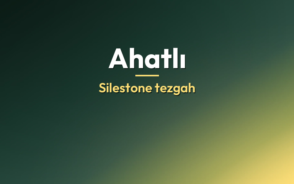 Ahatlı Silestone tezgah