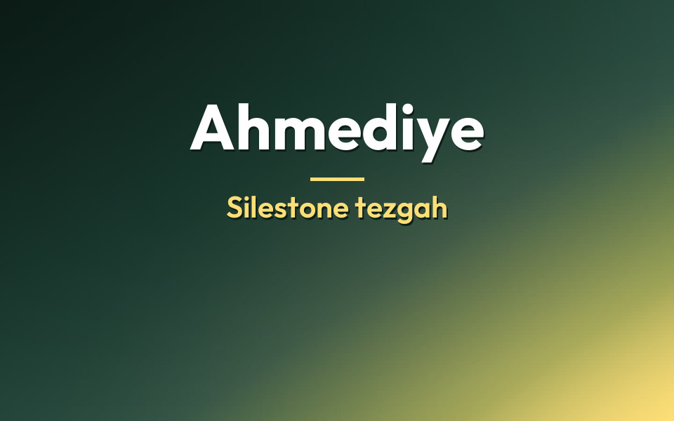 Ahmediye Silestone tezgah