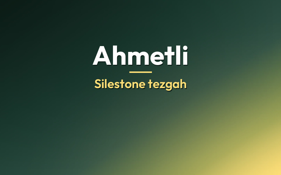 Ahmetli Silestone tezgah