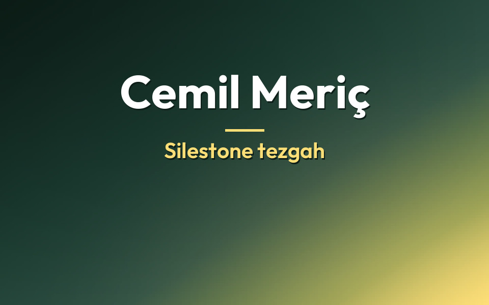 Cemil Meriç Silestone tezgah