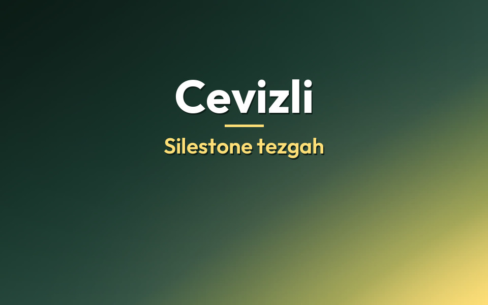 Cevizli Silestone tezgah