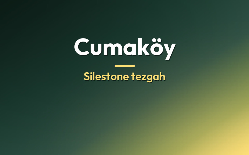 Cumaköy Silestone tezgah
