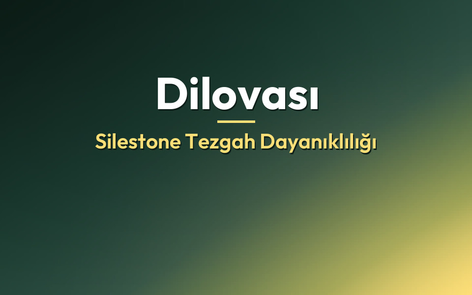 Dilovası Silestone Tezgah Dayanıklılığı