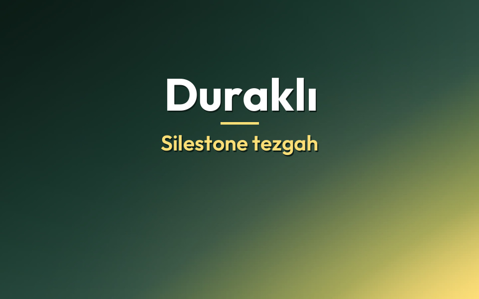 Duraklı Silestone tezgah