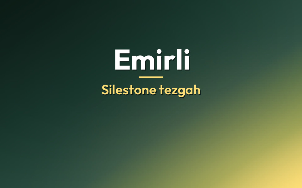 Emirli Silestone tezgah