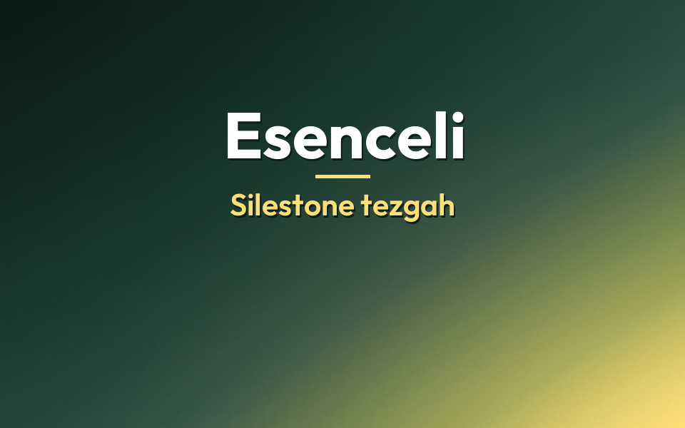 Esenceli Silestone tezgah