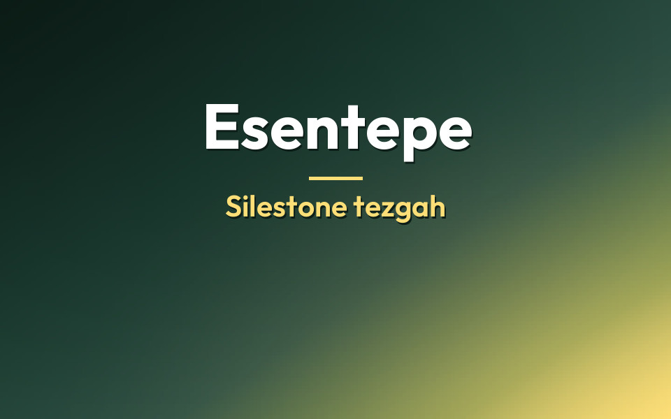 Esentepe Silestone tezgah