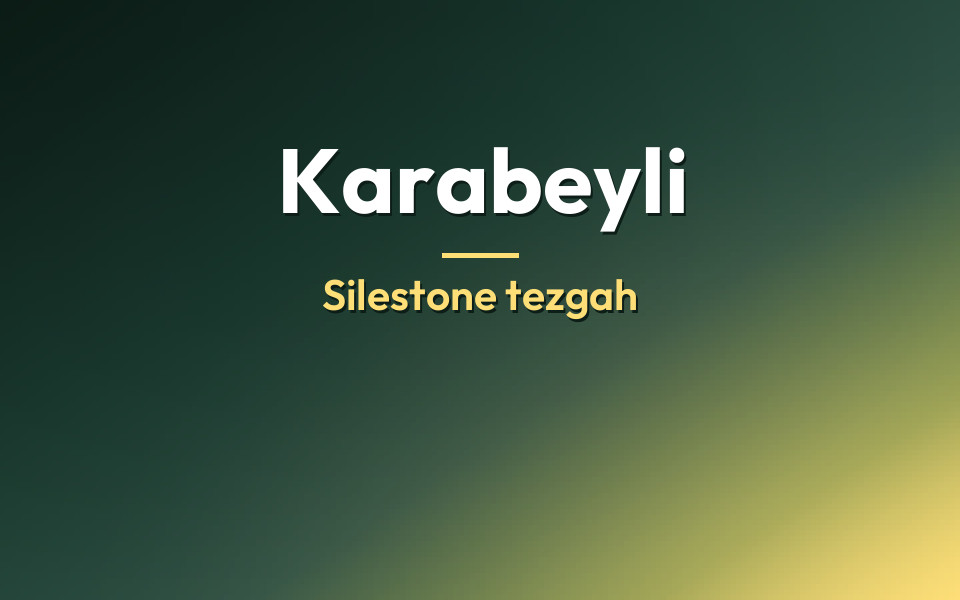 Karabeyli Silestone tezgah