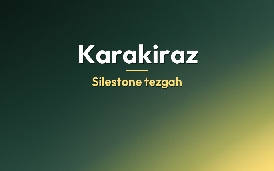 Karakiraz Silestone tezgah