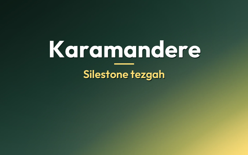 Karamandere Silestone tezgah