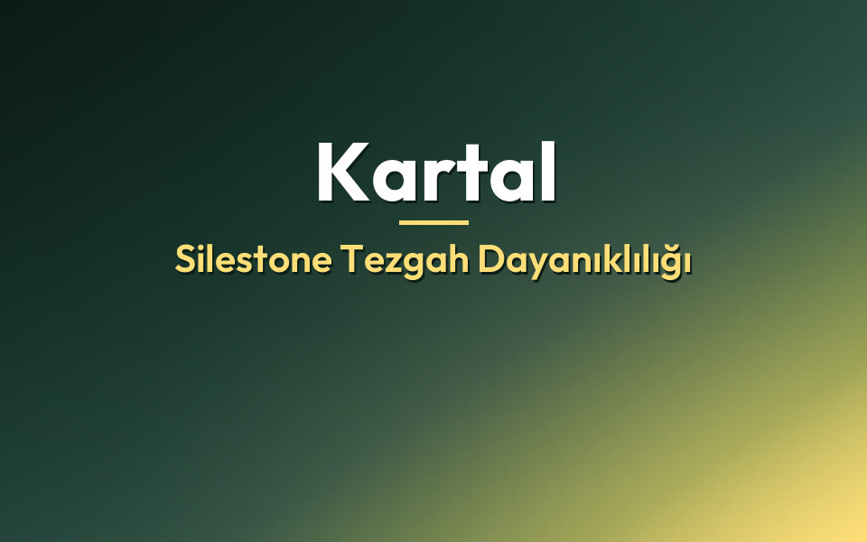 Kartal Silestone Tezgah Dayanıklılığı
