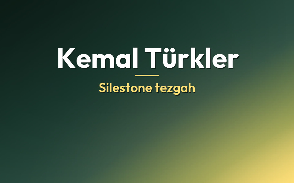 Kemal Türkler Silestone tezgah