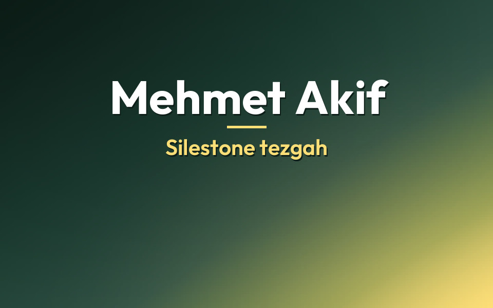 Mehmet Akif Silestone tezgah