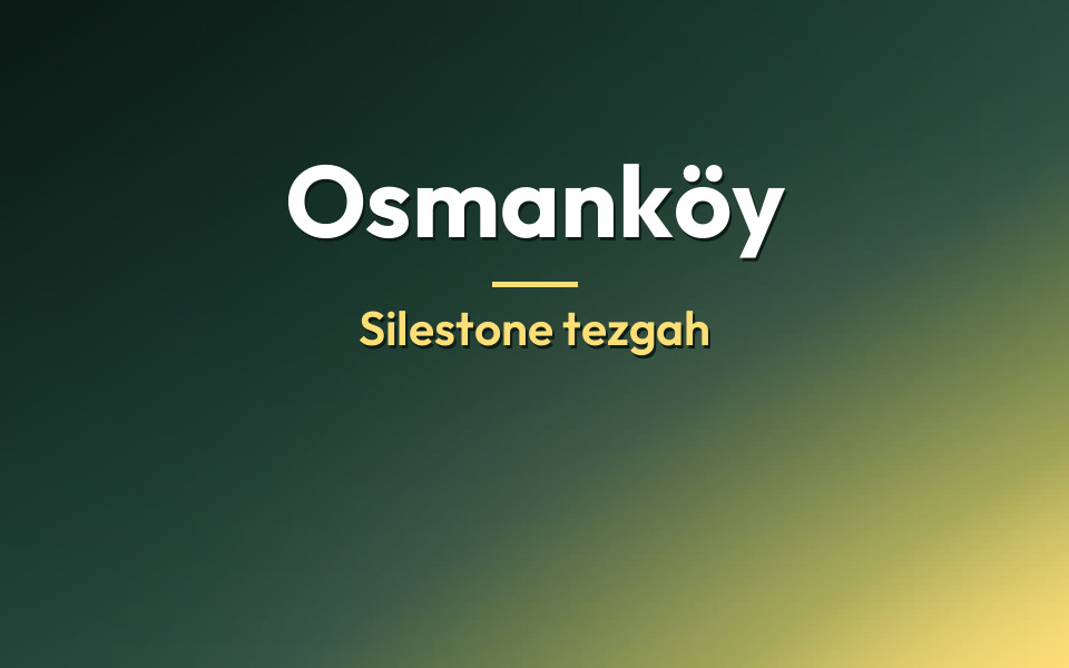 Osmanköy Silestone tezgah