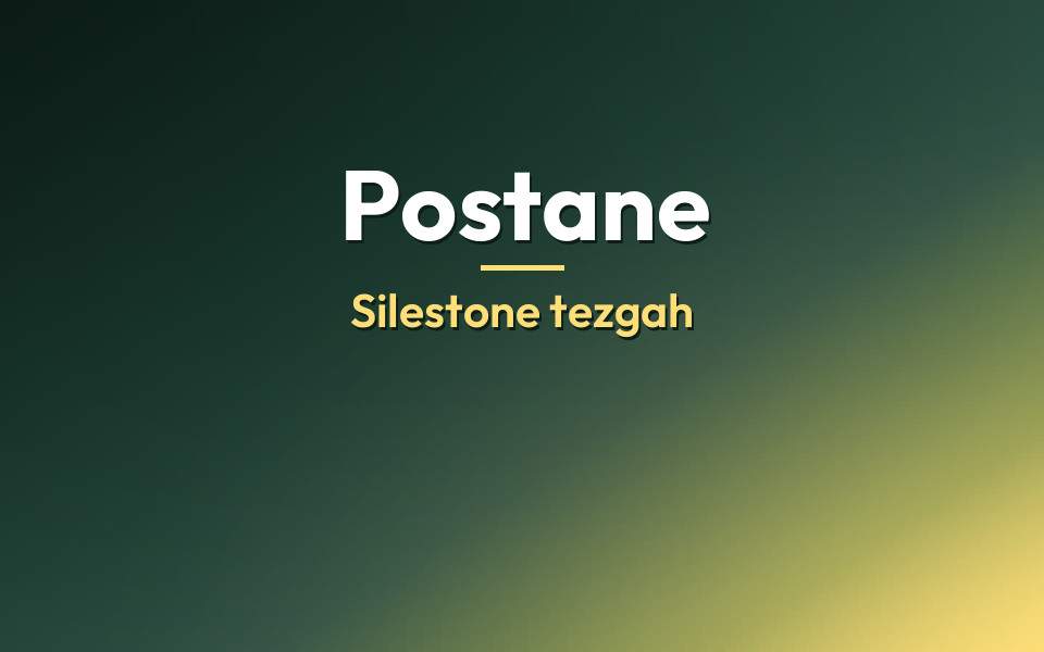 Postane Silestone tezgah