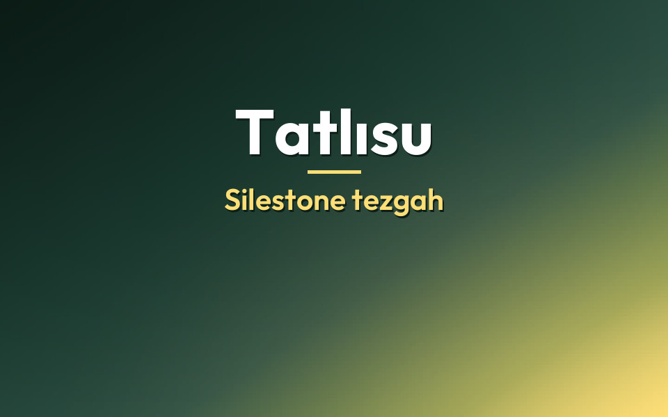 Tatlısu Silestone tezgah