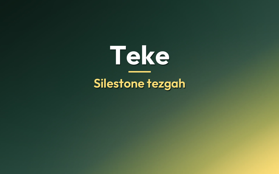 Teke Silestone tezgah