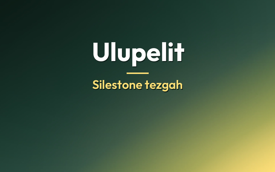 Ulupelit Silestone tezgah