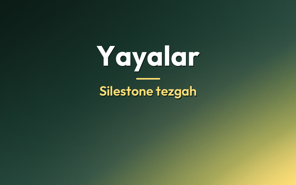 Yayalar Silestone tezgah