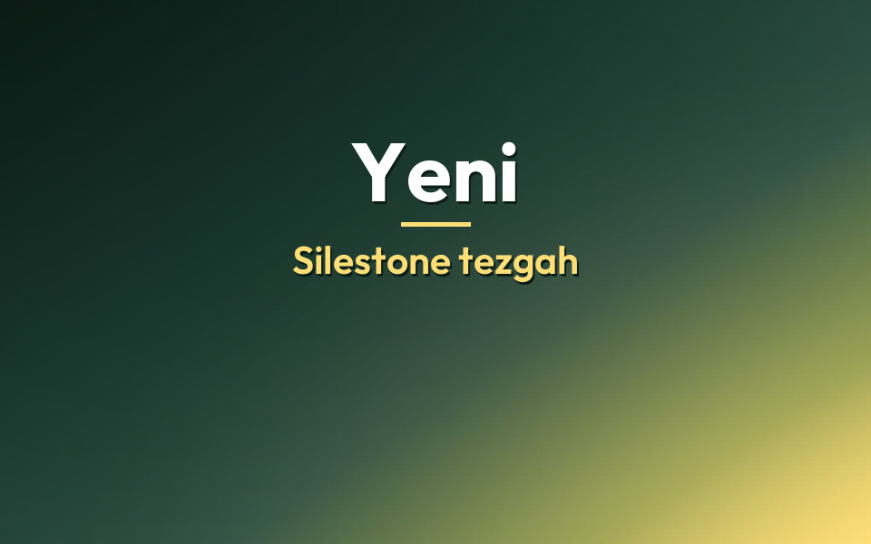 Yeni Silestone tezgah