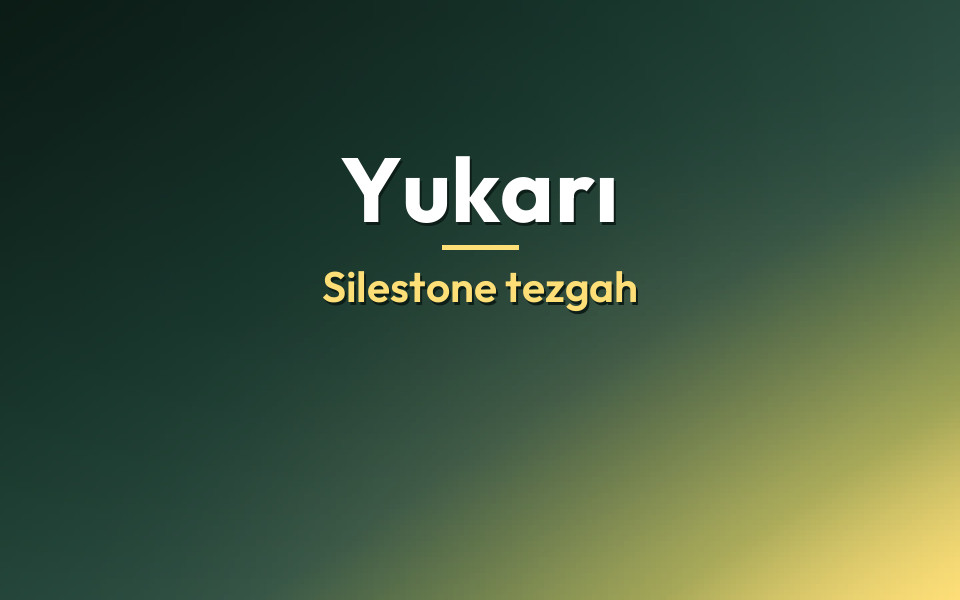 Yukarı Silestone tezgah
